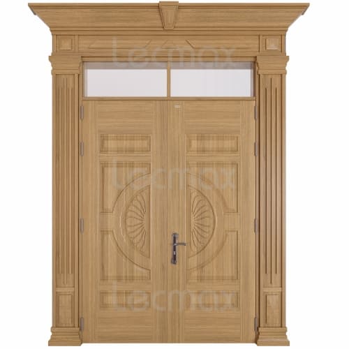 CỬA THÉP VÂN GỖ LM 411