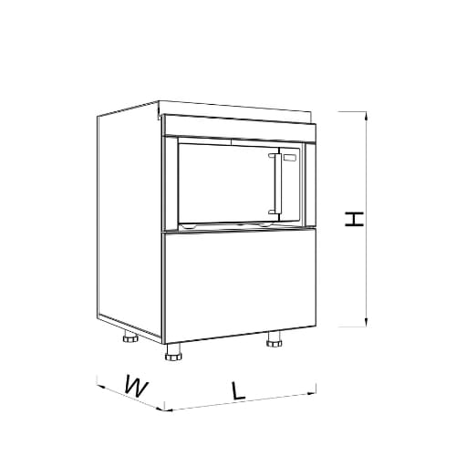 Microwave Cabinet VĐ1K