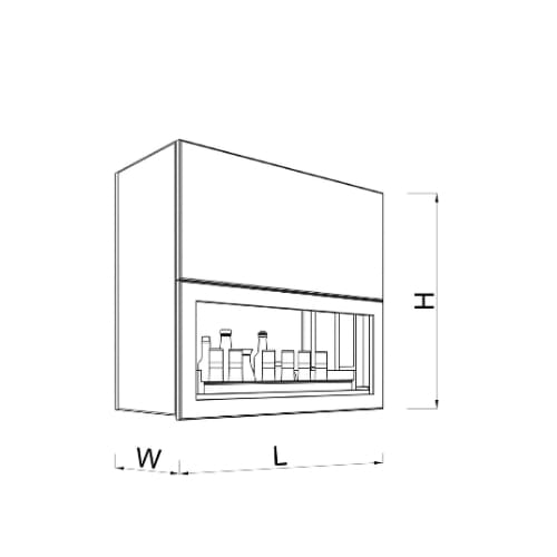 Spice Rack Cabinet GD2N